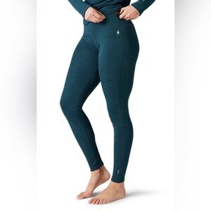 Smartwool Women’s Classic Merino Wool Thermal Leggings Merino 250 Teal Med 162
